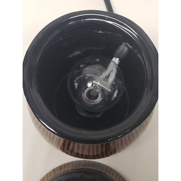 Scentsy Zingana Brown & Black Animal Print Design Wax / Essential Oil Warmer - Picture 8 of 11